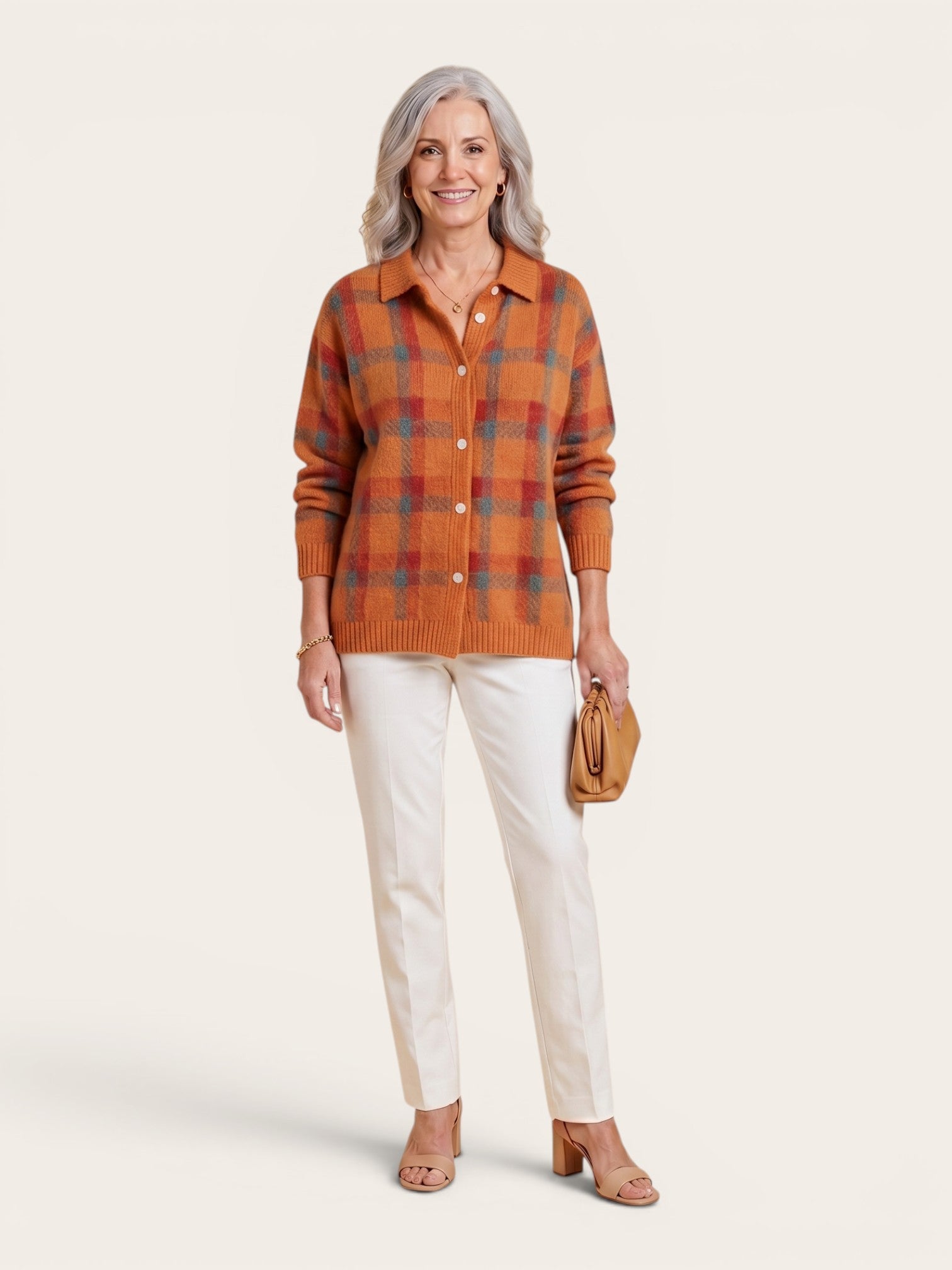 Fiora – Cosy Knit Shirt for Cold-Day Comfort