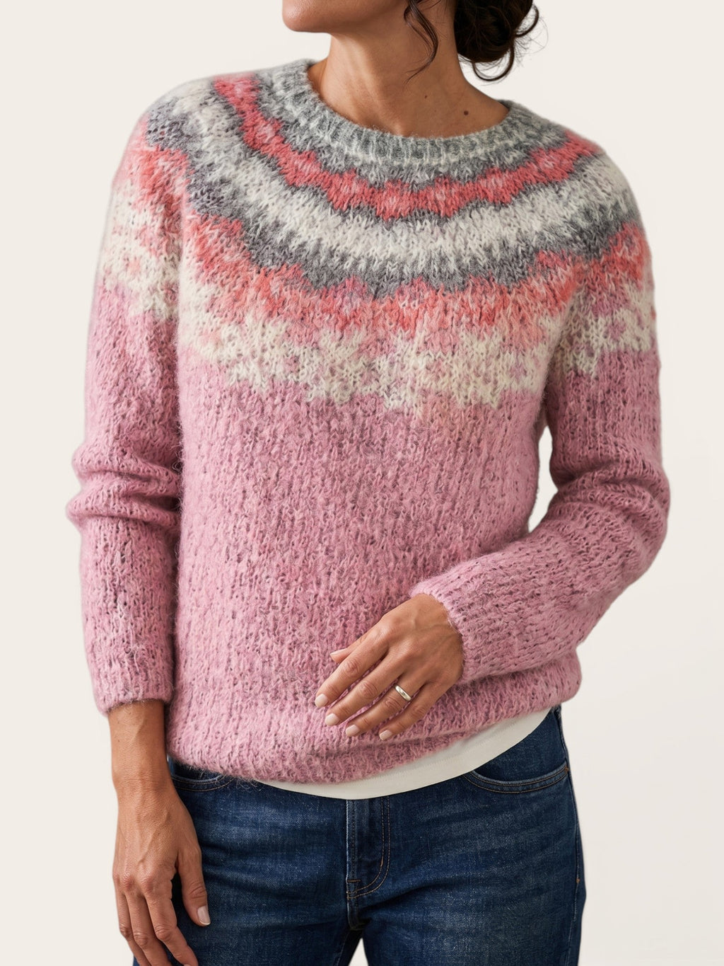 Yvanderrah – Nordic Pattern Cozy Sweater