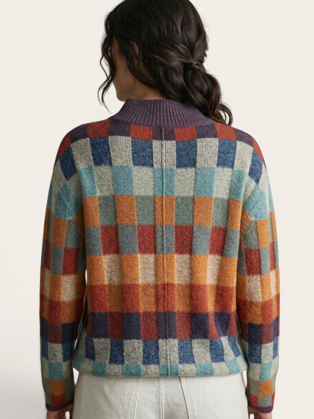 Emersyneh – Colorful Artisan Knit Sweater