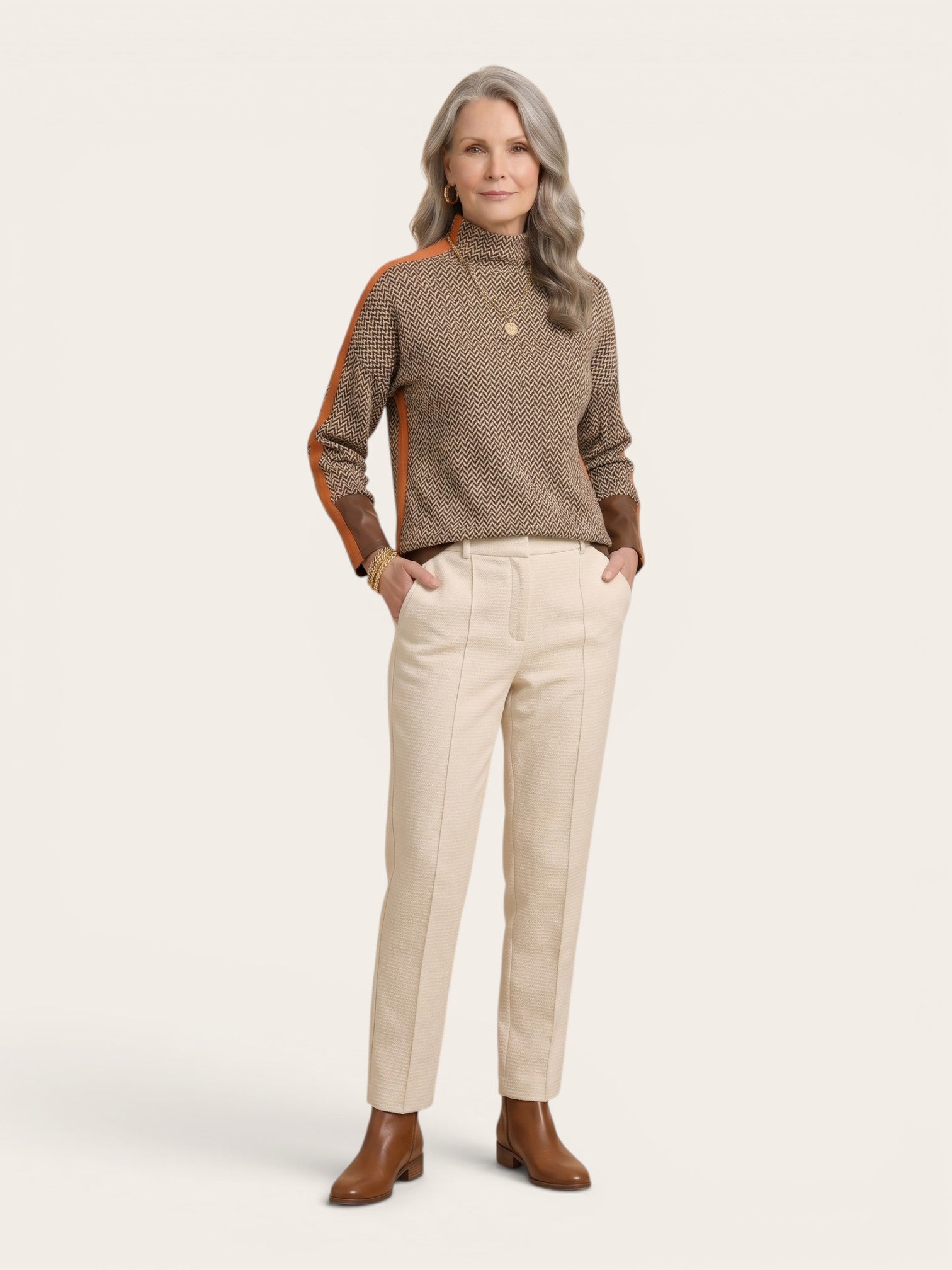 Leona – Elegant Comfort Knit Sweater