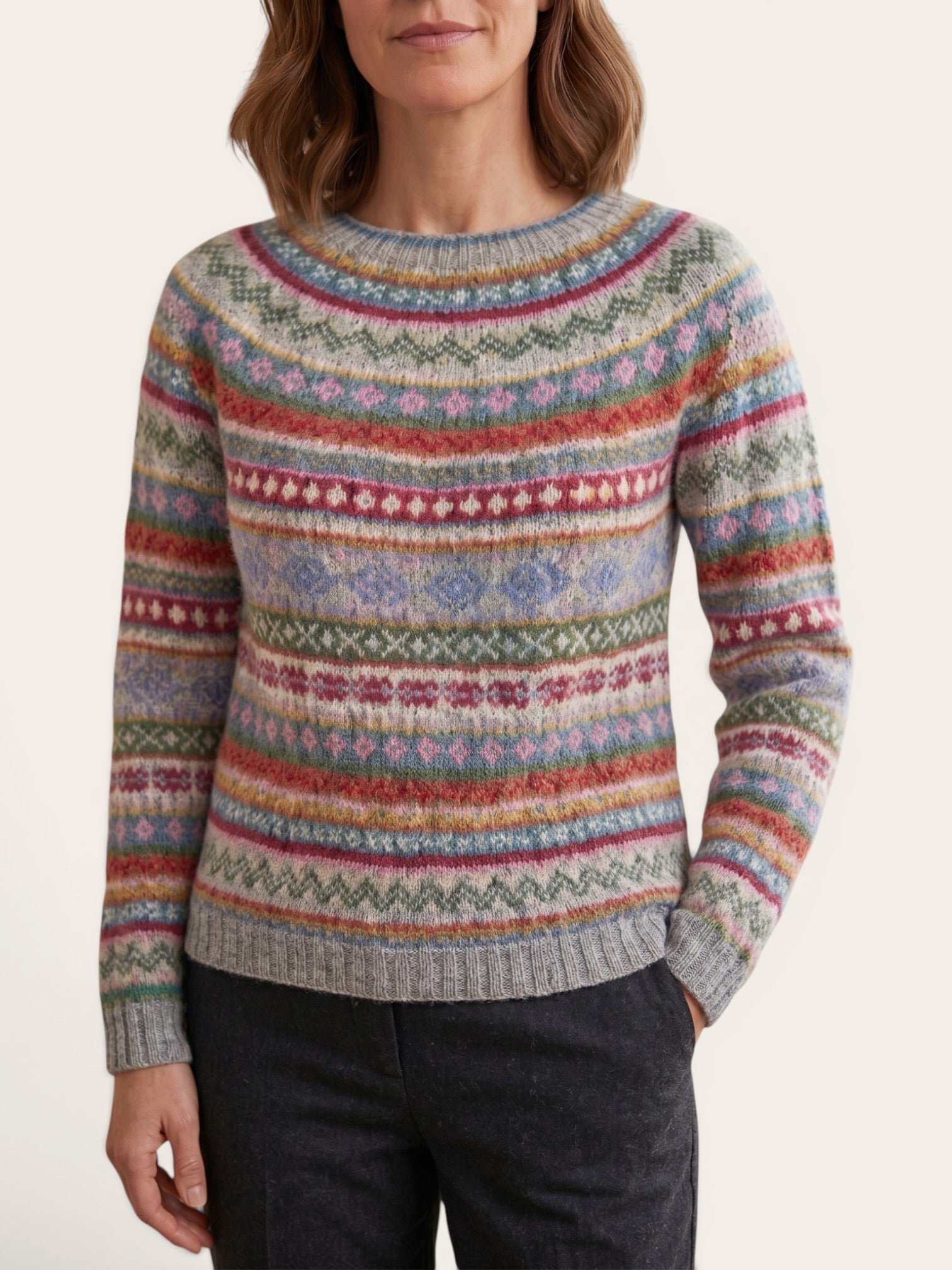 Mysa – Nordic Pattern Knit Sweater