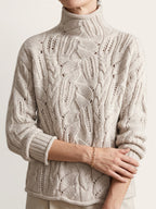Zendrielle – Soft Cable Knit Elegant Sweater
