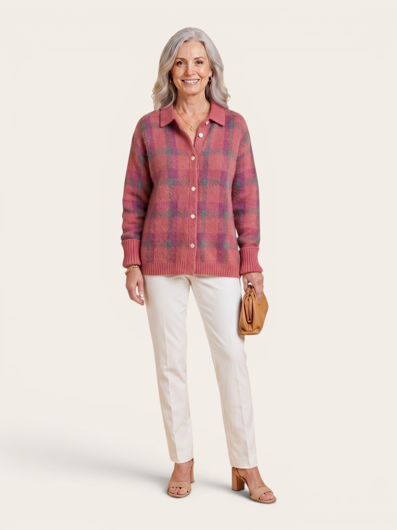 Fiora – Cosy Knit Shirt for Cold-Day Comfort