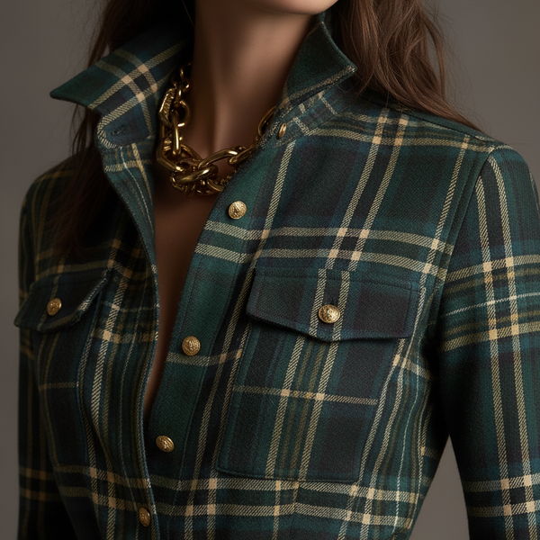 Mireline - Classic Button-Up Shirt Dress