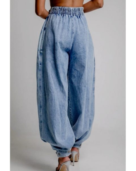 Una | High Waist Balloon Jeans