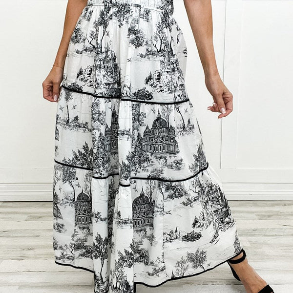 Eliza | Classic Toile Maxi