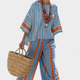  Terracotta Stripe
