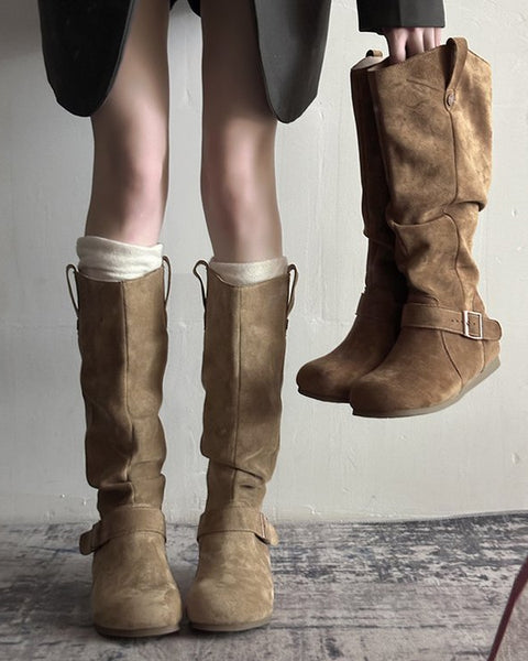 Mya - Flat Sole Orthopedic Boots