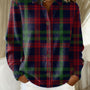 Tess™ – Checkered Hoodie Blouse