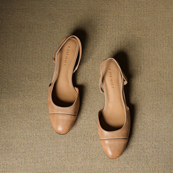 Reyna Genuine Leather Pumps