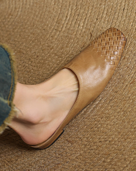 Helma Genuine Leather Mules