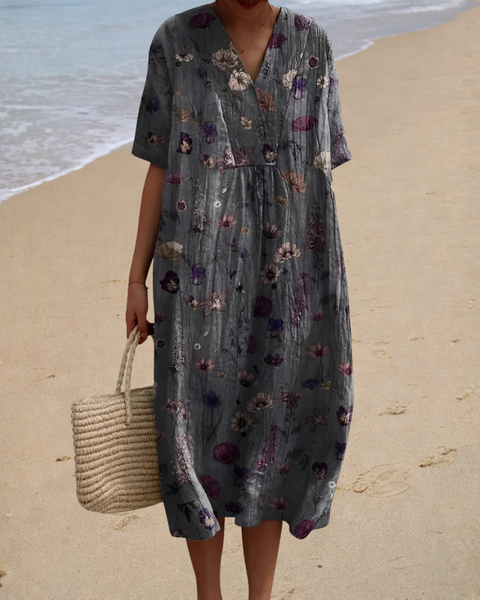 Violette | Bohemian Floral Dress
