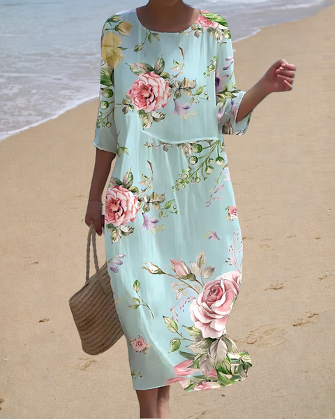 Joséphine | Floral Midi Dress