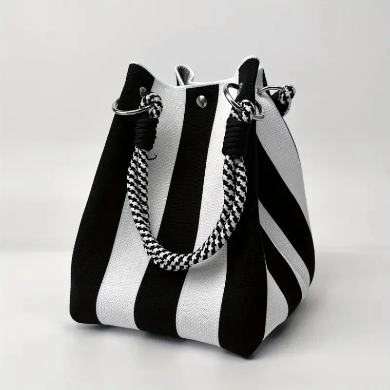 Hailey | Statement Rope-Handle Tote Bag