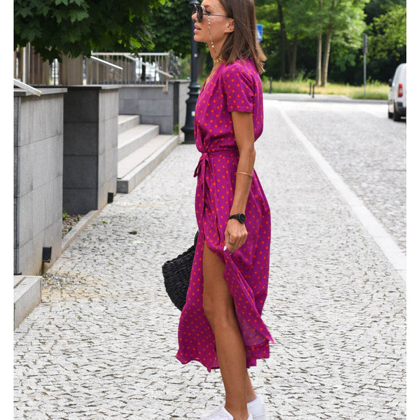 Aureza | Soft Bloom Wrap Dress