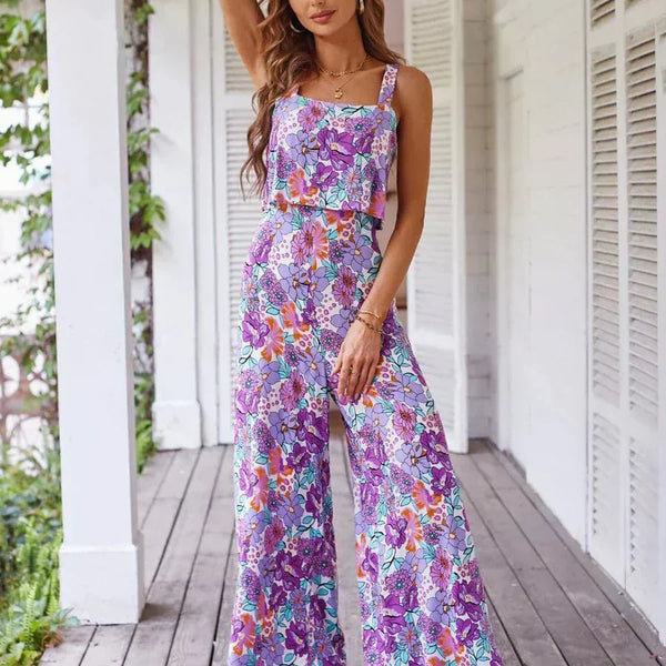 Nympha | Floral Wide-leg Jumpsuit