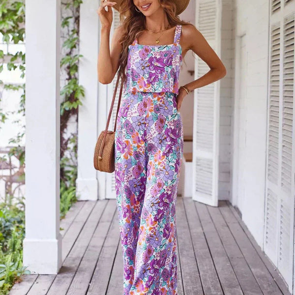 Nympha | Floral Wide-leg Jumpsuit