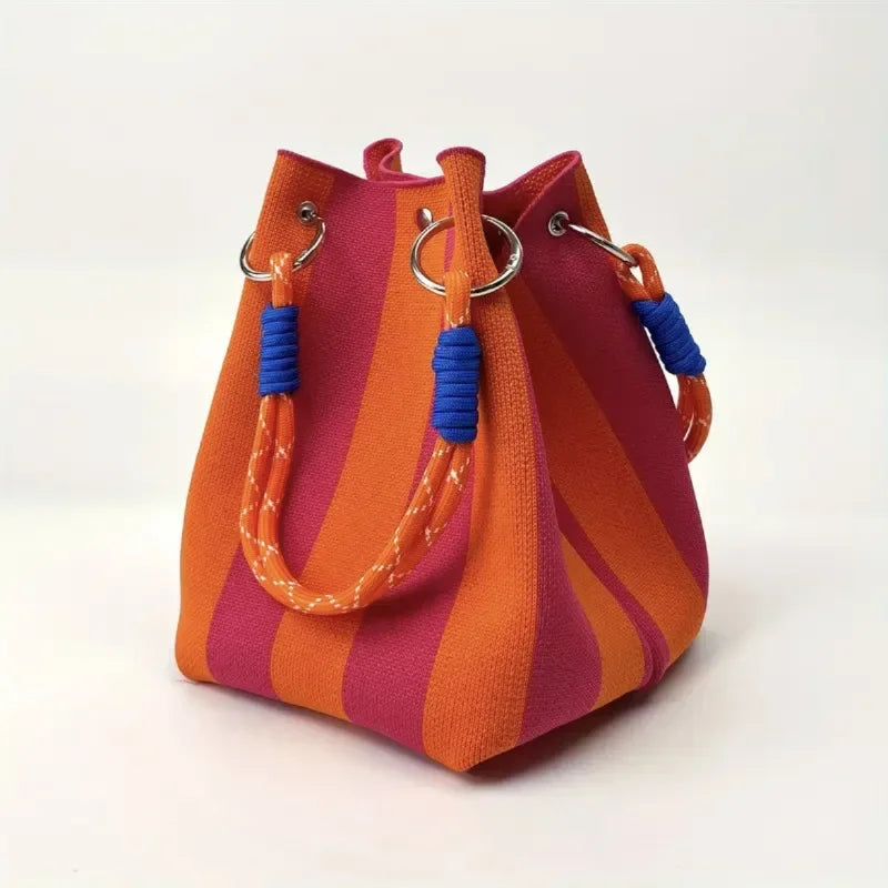 Hailey | Statement Rope-Handle Tote Bag
