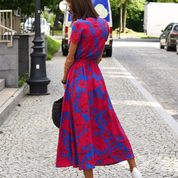 Aureza | Soft Bloom Wrap Dress