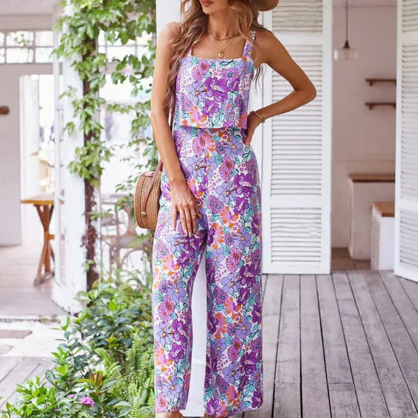 Nympha | Floral Wide-leg Jumpsuit