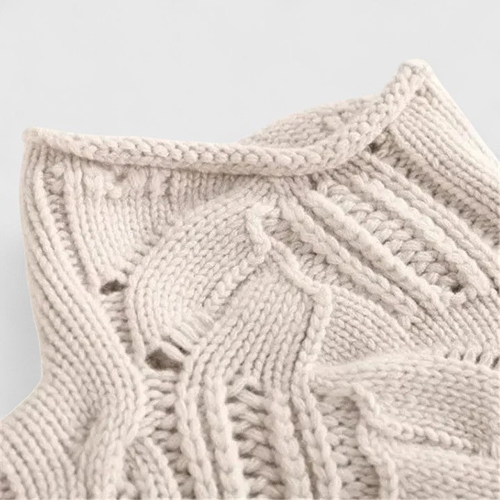 Zendrielle – Soft Cable Knit Elegant Sweater