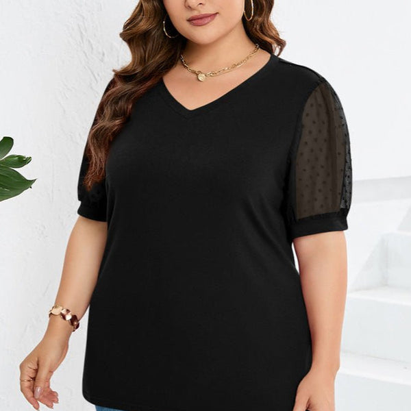 Helena | Sleek V-Neck Blouse