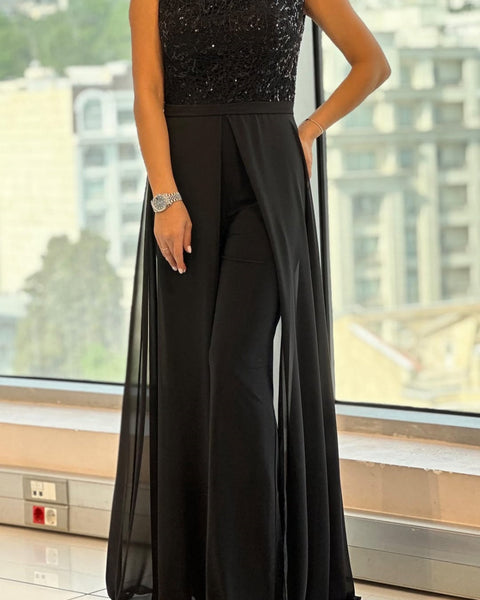 Valeria | Classic Sleeveless Jumpsuit