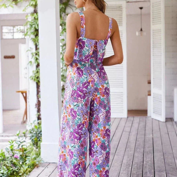 Nympha | Floral Wide-leg Jumpsuit