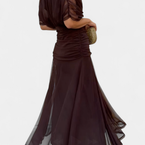 Hayden Laluna® | Elegant Dress With V-Neckline