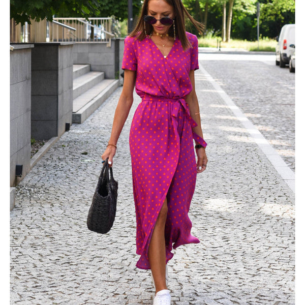 Aureza | Soft Bloom Wrap Dress