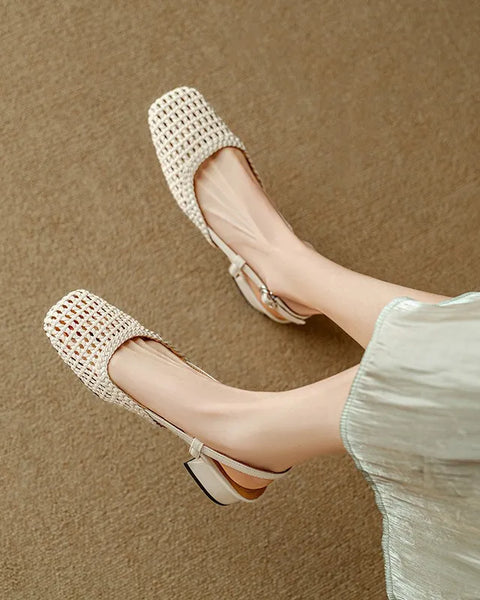 Lexi Mid Heel Sandals