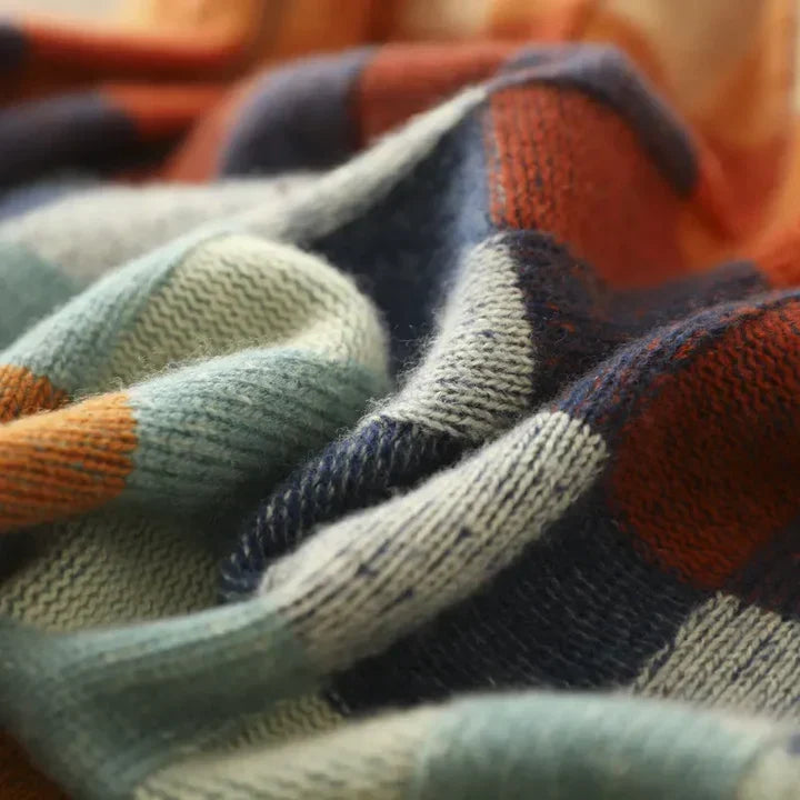 Emersyneh – Colorful Artisan Knit Sweater