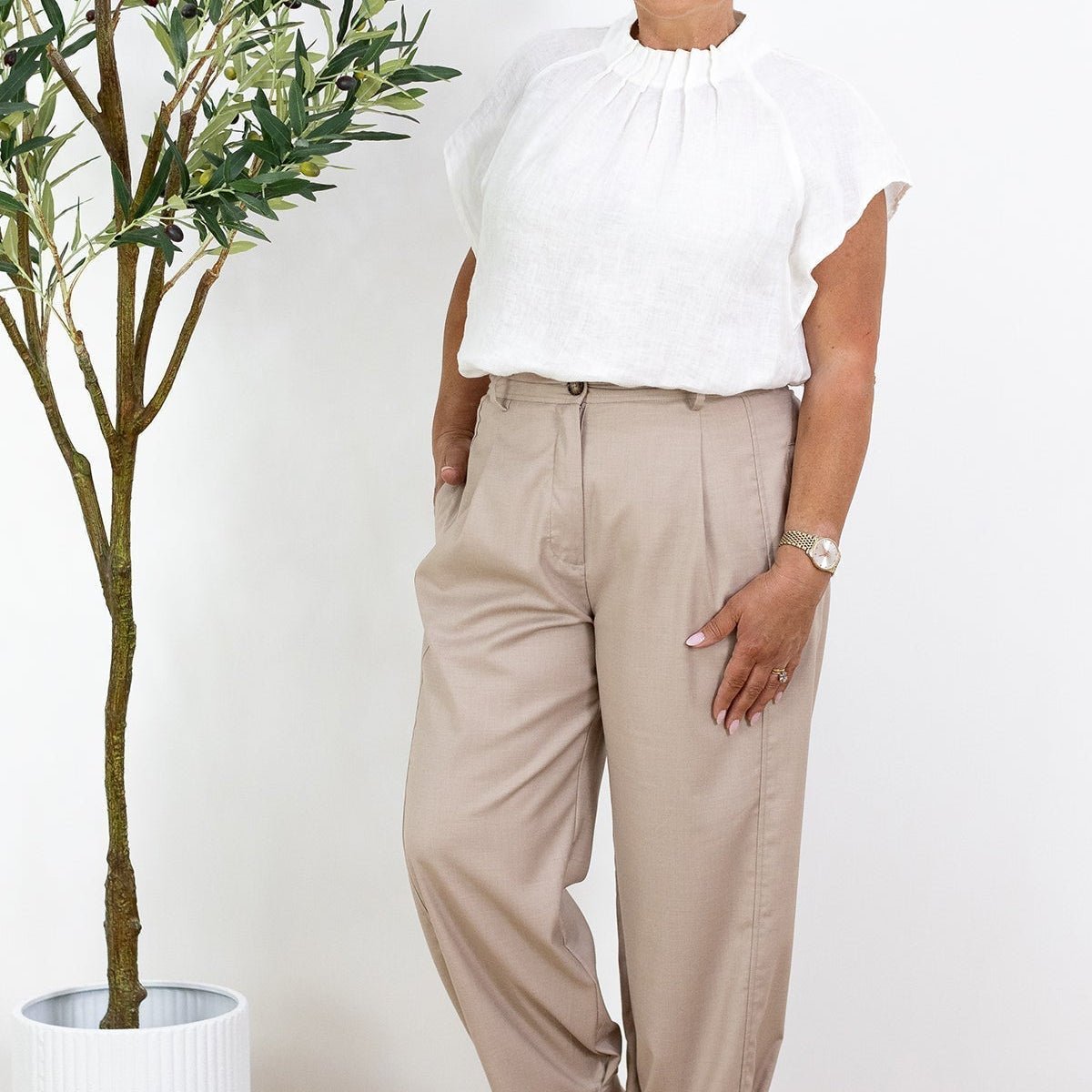 Joy | Tailored Breezy Trouser