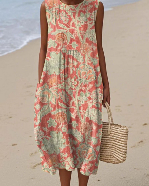 Beth™ Floral Midi Dress