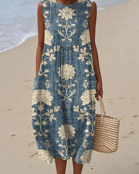 Belle™ Boho Midi Dress