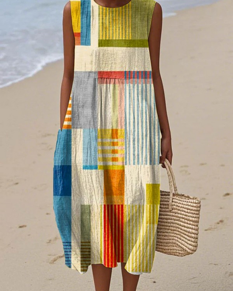 Eve™ Geometric Midi Dress