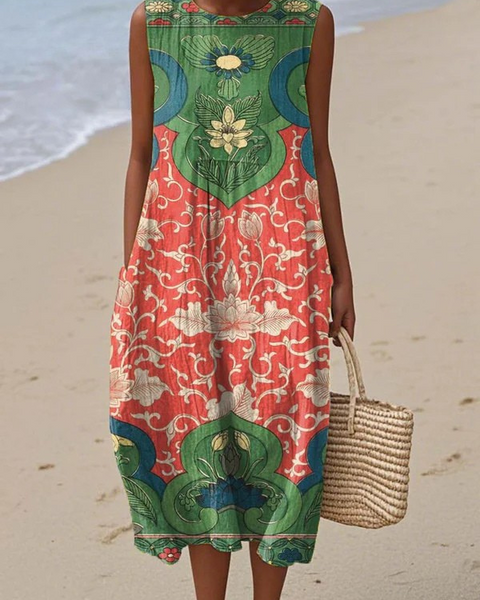 Vera™ Bohemian Midi Dress