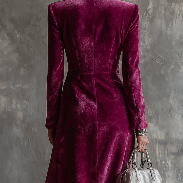 Victoria | Velvet Blazer Dress