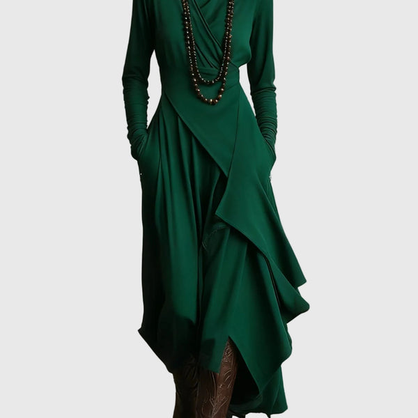 Violet | Maxi Pleated Dress