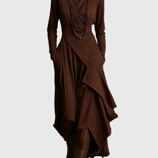 Violet | Maxi Pleated Dress