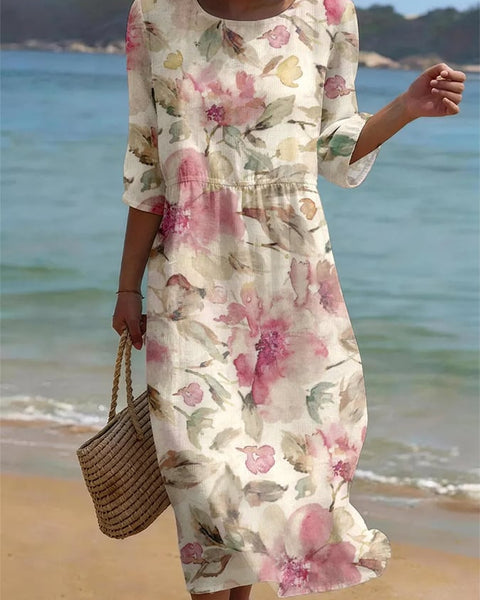 Kylie | Elegant Pattern Dress