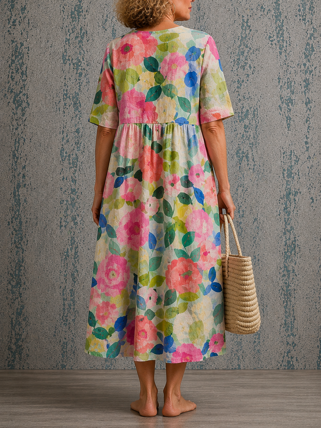Susan™ | Half Sleeve Dress