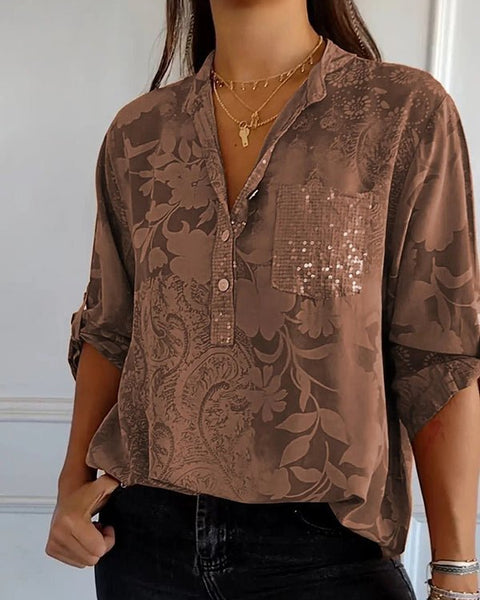 Pauline | Elegant Sequin Top