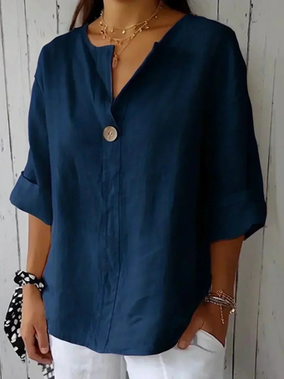 Capri | Linen Blouse