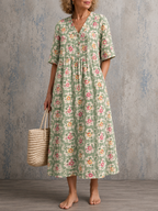 Brenda™ | Half Sleeve Dress