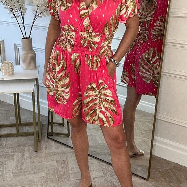 Ariella | Chic Leaf Print