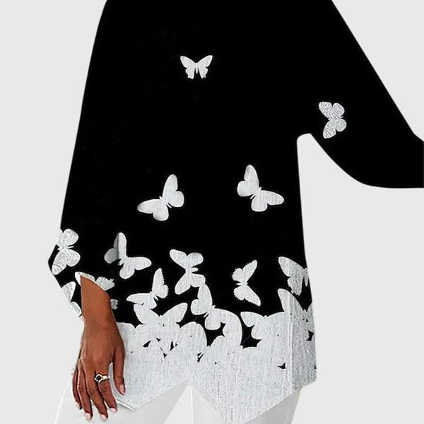 Alayah™ | Elegant Crew Neck Top