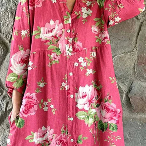 Maddie | Art Floral Dress