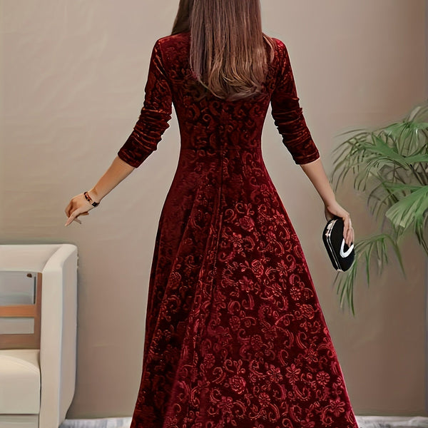 Nicola™ Elegant Velvet Dress
