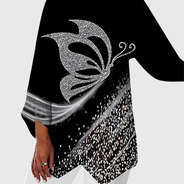 Alayah™ | Elegant Crew Neck Top